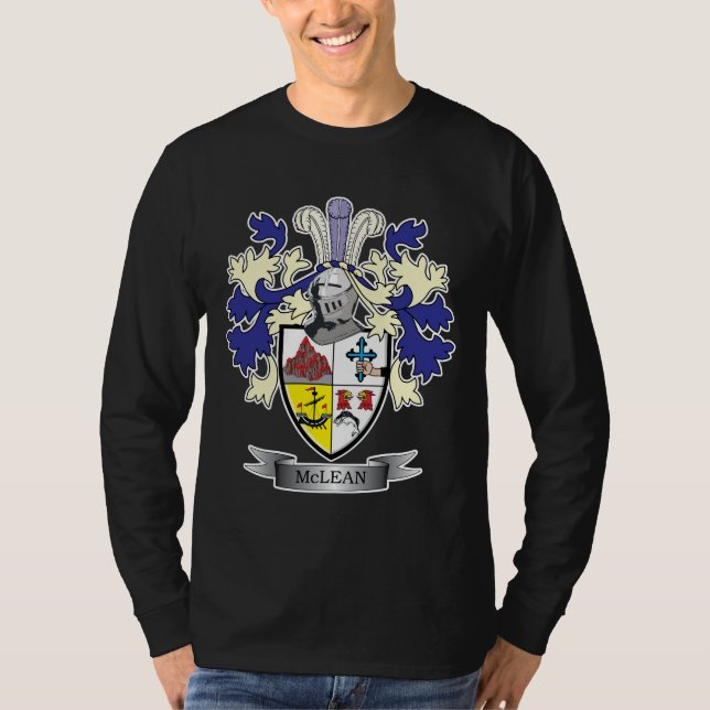 McLean Familienwappen-Wappen T-Shirt (Vorderseite)