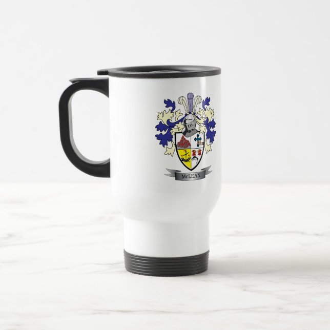 McLean Familienwappen-Wappen    TITEL Reisebecher (Links)