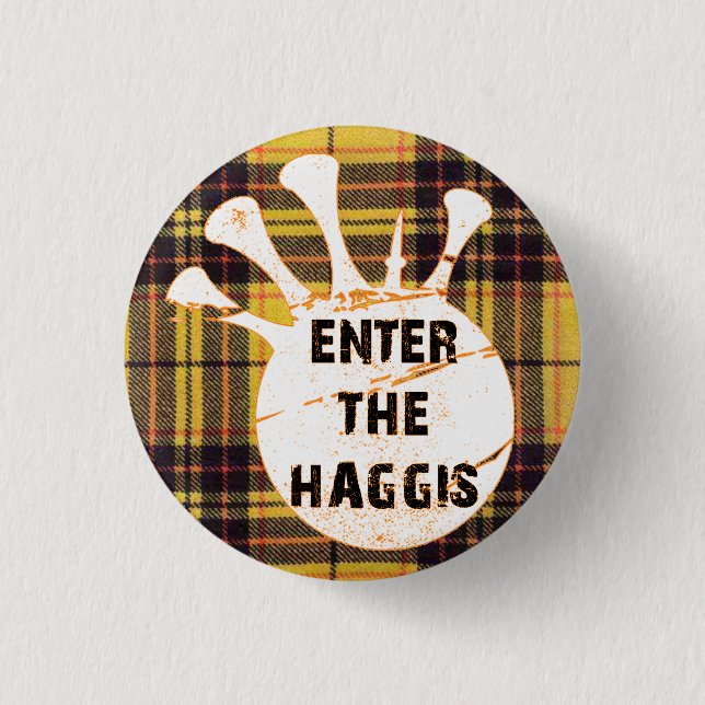 MCLEOD TARTAN-KNOPF BUTTON (Vorderseite)