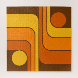 MCM 1970er Jahre Retro-Stil geometrisches Design