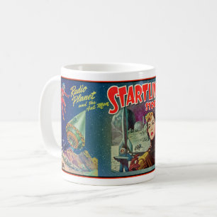 MCM 20. JAHRHUNDERT SCI FI COLLAGE KAFFEETASSE