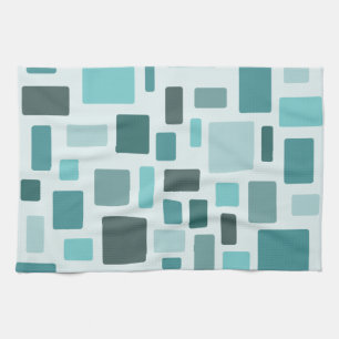 MCM Abgerissene Steine Aquamarine Geschirrtuch