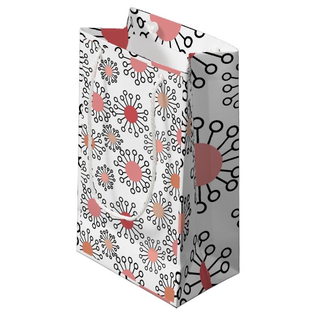 MCM-Blume Kleine Geschenktüte (Vorderseite Schrägansicht)