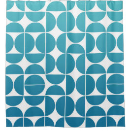 MCM Bold Blues Muster Duschvorhang