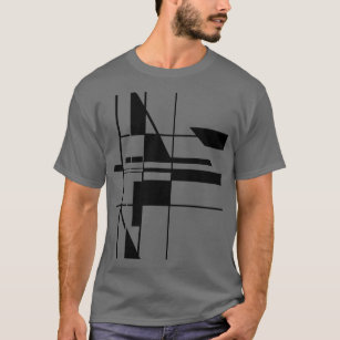 MCM-Design für das geometrische Schwarze Gameboard T-Shirt