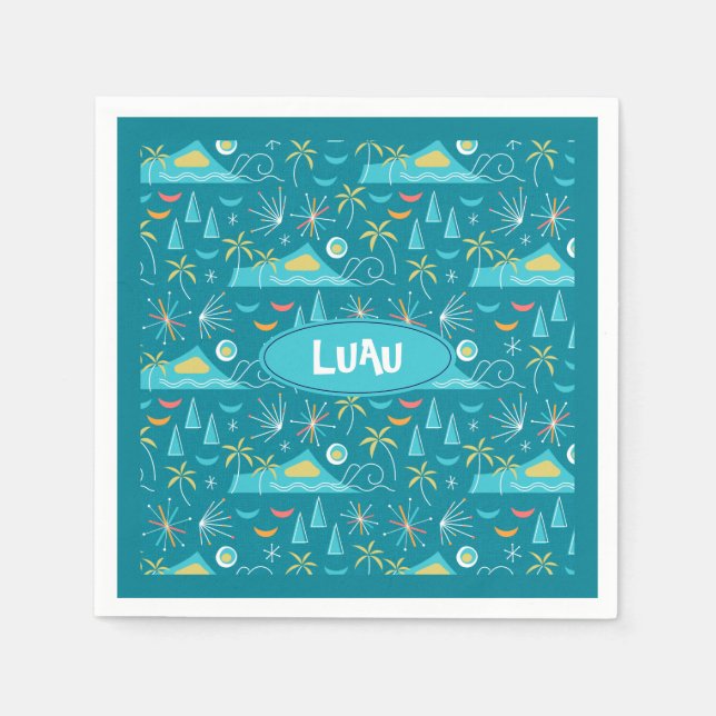 MCM Diamond Head Fireworks Party Serviette (Vorderseite)