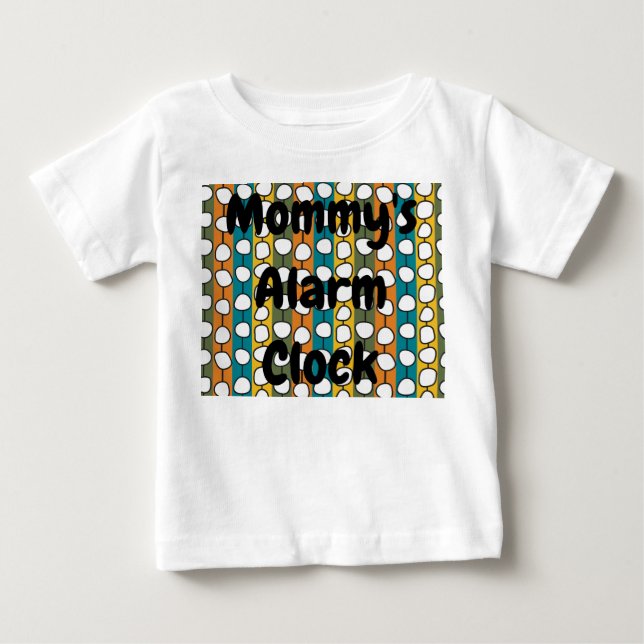 MCM farbenfrohe Linien Baby T-shirt (Vorderseite)