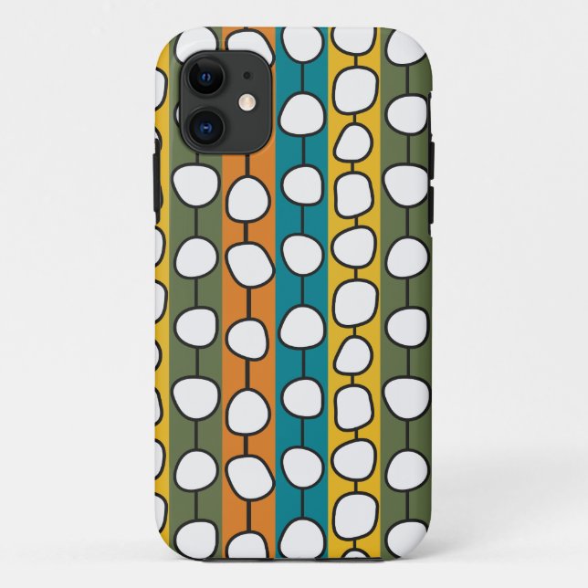 MCM farbenfrohe Linien Case-Mate iPhone Hülle (Rückseite)