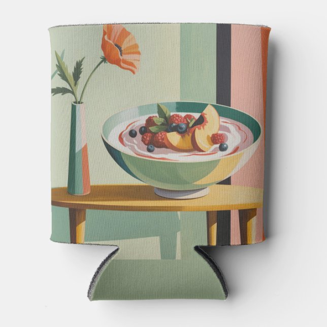 MCM Geometric Fruit Yogurt Can Sleeve Dosenkühler (Vorderseite)