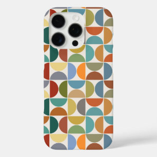 MCM-Halbkreismuster Farbe auf Creme iPhone 16 Pro Hülle