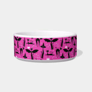 MCM Halloween-Kostüm Minimalist Katzen Rosa Napf
