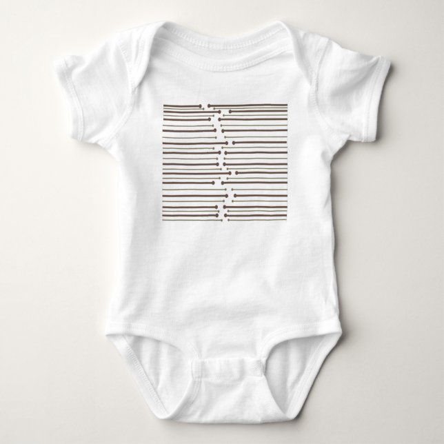 MCM Inspiriert Linien Baby Strampler (Vorderseite)