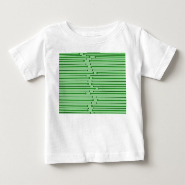 MCM Inspiriert Linien Baby T-shirt (Vorderseite)