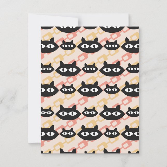 MCM Katzen Mitteilungskarte (Vorderseite)