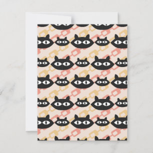 MCM Katzen Mitteilungskarte