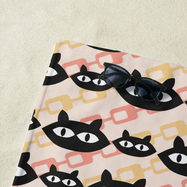 MCM Katzen Strandtuch (Beispiel)