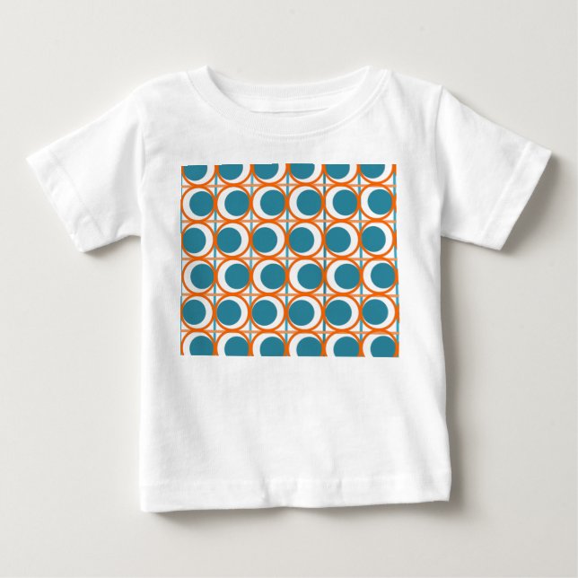 MCM-Kreise und -Linien Baby T-shirt (Vorderseite)