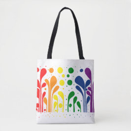 MCM Lollipop Floral Rainbow Tasche