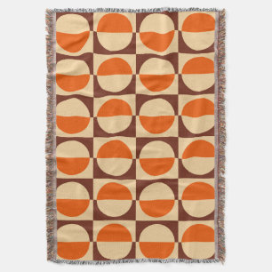 MCM Retro geometrisches Halbquadrat- und Kreis-Mus Decke