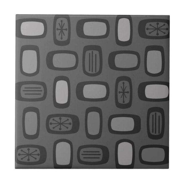 MCM Rundwinkel Asche Grau Fliese (Vorderseite)