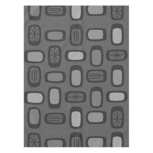 MCM Rundwinkel Asche Grau Tischdecke