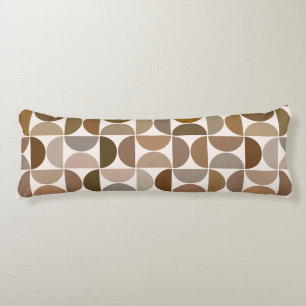 MCM Semicircles Browns+Cream-Muster Seitenschläferkissen