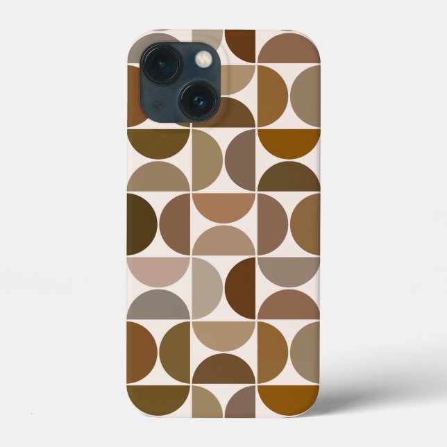 MCM Semicles Browns+Cream Big Pattern Case-Mate iPhone Hülle (Rückseite)