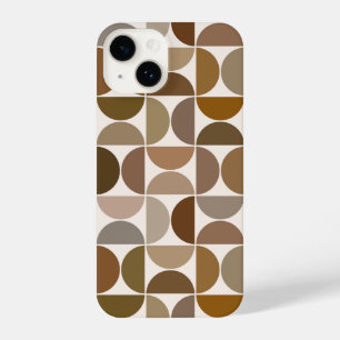 MCM Semicles Browns+Cream Big Pattern iPhone 14 Hülle