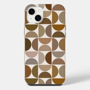 MCM Semicles Browns+Cream Big Pattern iPhone 14 Plus Hülle
