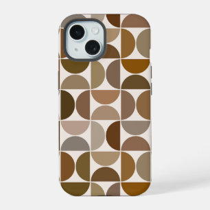 MCM Semicles Browns+Cream Big Pattern iPhone 15 Hülle