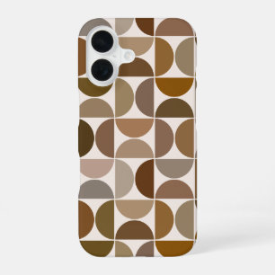 MCM Semicles Browns+Cream Big Pattern iPhone 16 Hülle
