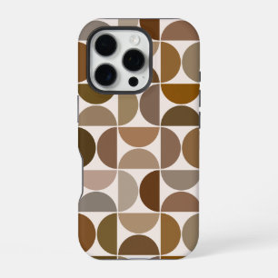MCM Semicles Browns+Cream Big Pattern iPhone 16 Pro Hülle