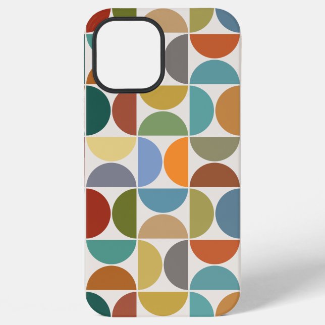 MCM simuliert die Farbe des großen Musters auf Cre iPhone 12 Pro Max Hülle (Rückseite)