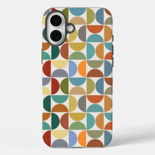 MCM simuliert Musterfarbe auf Creme iPhone 16 Plus Hülle