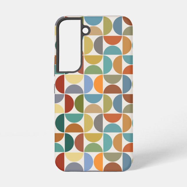 MCM simuliert Musterfarbe auf Creme Samsung Galaxy Hülle (Rückseite)