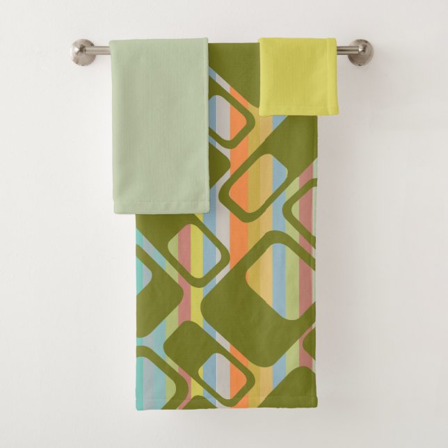 MCM Streifen Badhandtuch Set (Insitu)