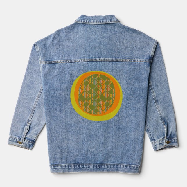 MCM Streifen Jeansjacke (Rückseite)