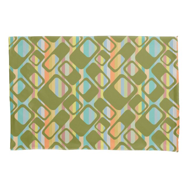 MCM Streifen Kissenbezug (Vorderseite)