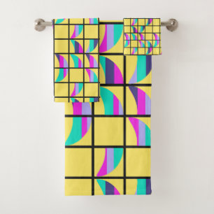 MCM Tic-Tac-Toe Badhandtuch Set