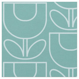 Mcm-Tulpe-Aqua Stoff