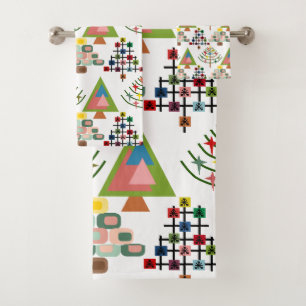 MCM Xmas Trees Badhandtuch Set
