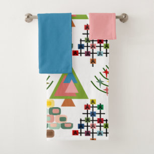 MCM Xmas Trees Badhandtuch Set