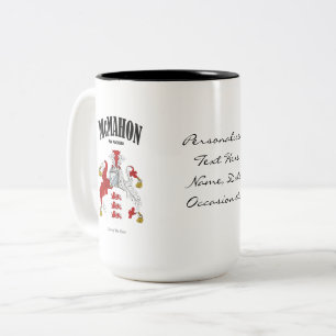 McMahon Familienwappen, Translation & Meaning Zweifarbige Tasse