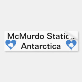 McMurdo Station Antarktis Autoaufkleber