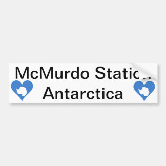 McMurdo Station Antarktis Autoaufkleber