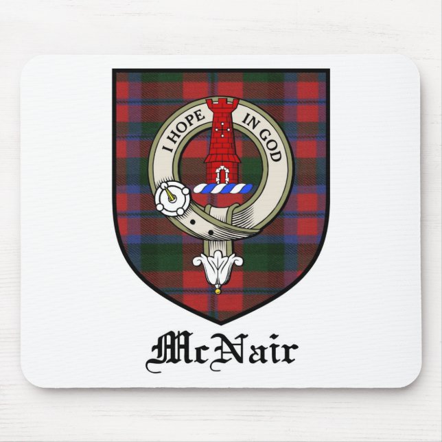 McNair-Clan-Wappen-AbzeichenTartan Mousepad (Vorne)
