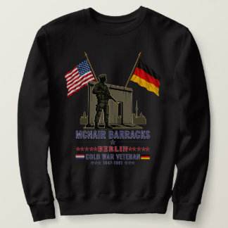 McNair-Kaserne-Berlin-Kaltekriegsveteran Sweatshirt