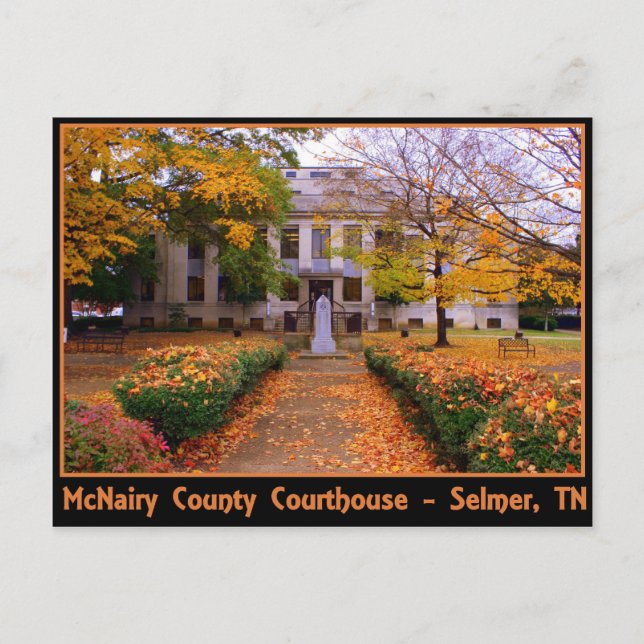 McNairy Landkreis Courthouse - Selmer, TN Postkarte (Vorderseite)