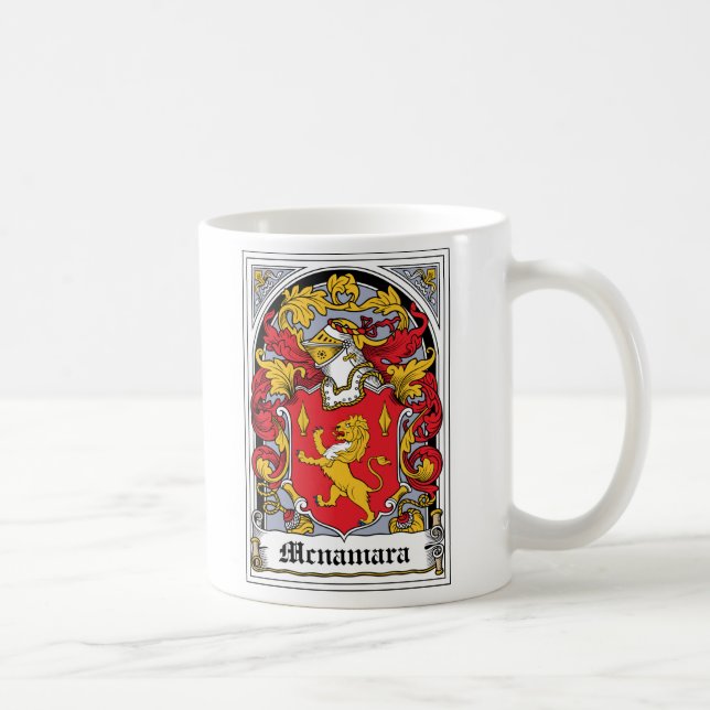 McNamara-Familienwappen Kaffeetasse (Rechts)