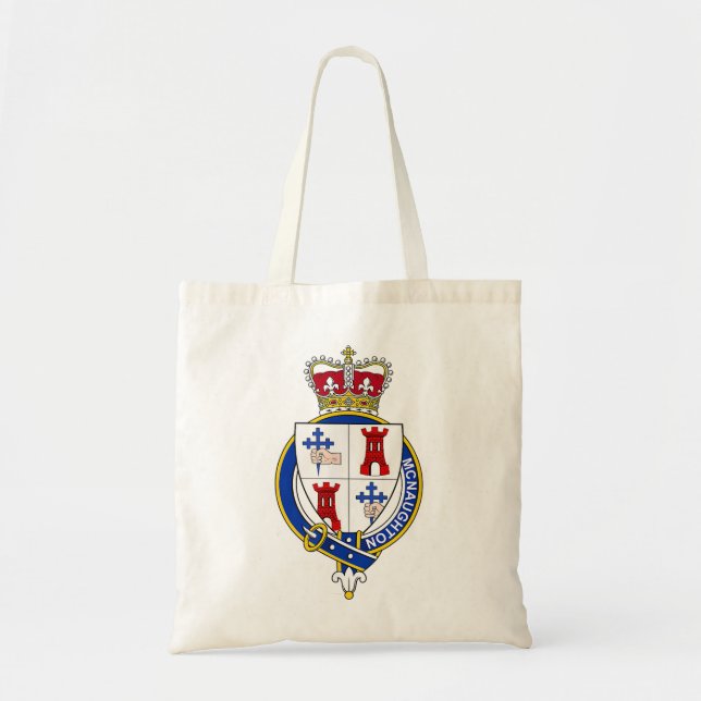 McNeil Coat of Arms  Family Crest  Tragetasche (Vorne)